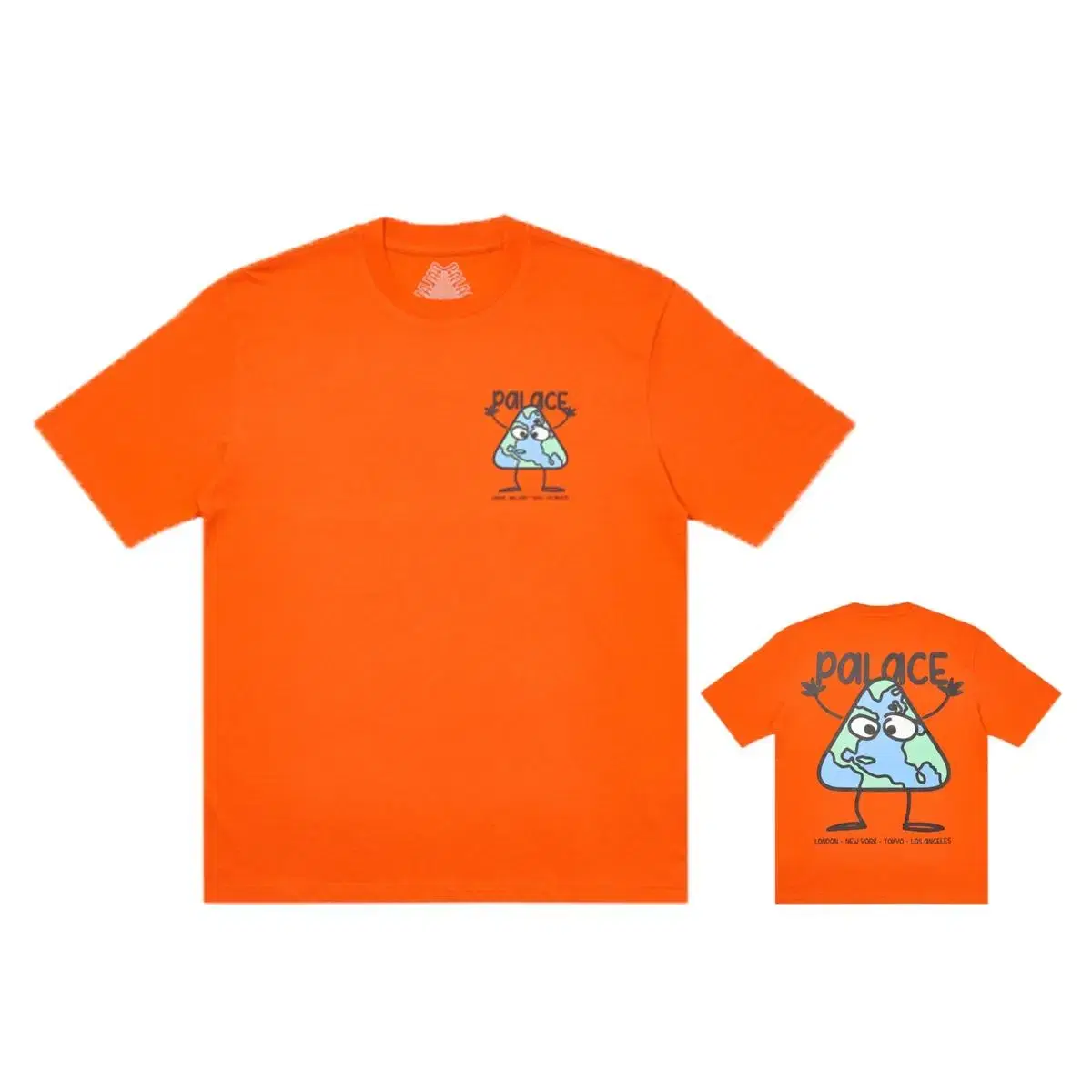 팔라스 지구 티셔츠 주황 s globlerone t shirts